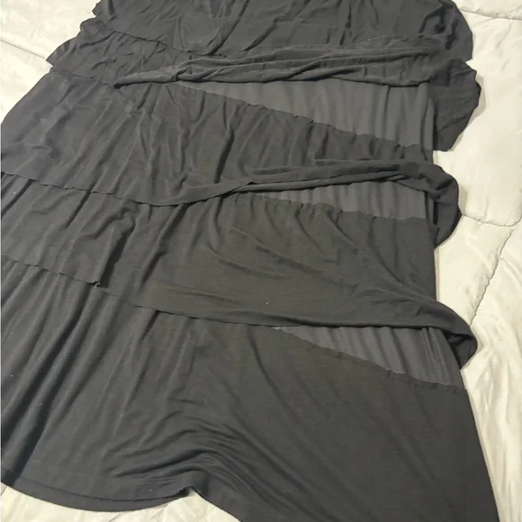 Sharon Young Black Maxi Tiered Skirt - Picture 3 of 4